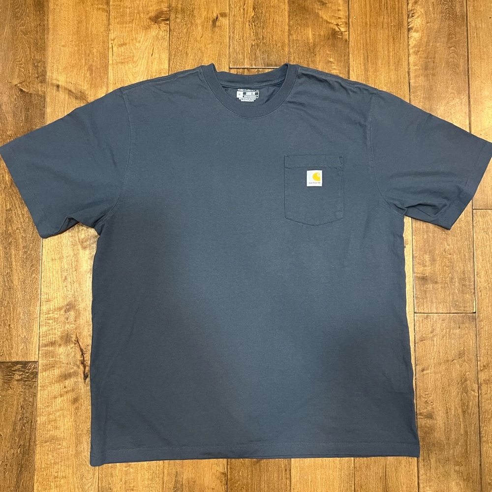 Carhartt Black Loose Fit Short Sleeve Pocket Tee T shirt XL